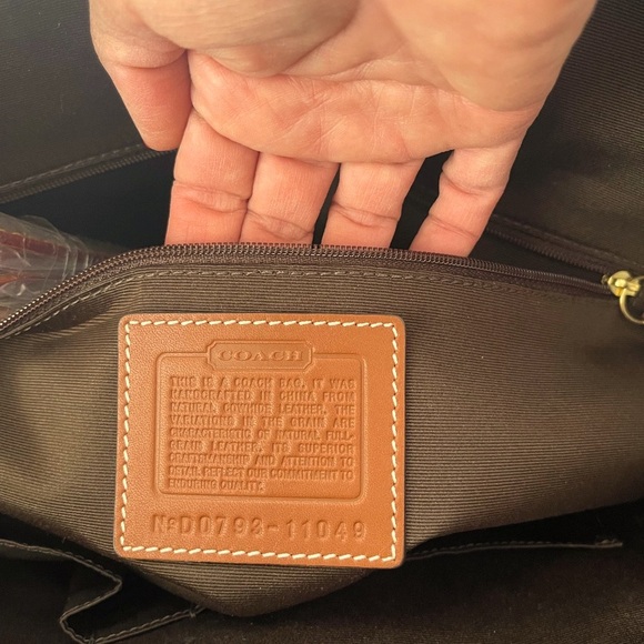 Coach Hampton Tiffany leather carryall Tote - Picture 8 of 12